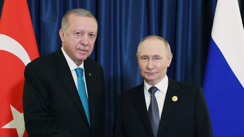 Cumhurbaşkanı Erdoğan, Putin ile görüştü