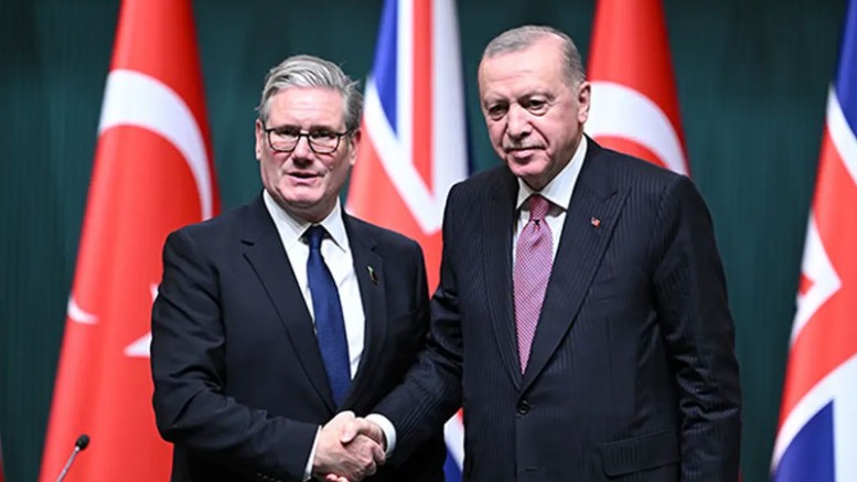 Cumhurbaşkanı Erdoğan, Starmer ile görüştü