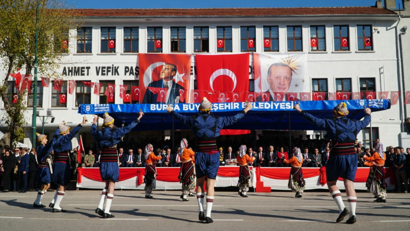 Cumhuriyet coşkusu...