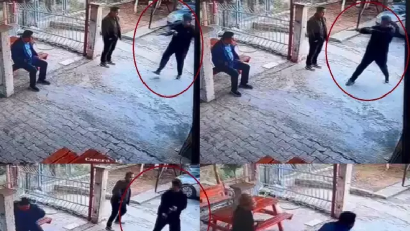 Dehşet anı; Öğrenci okul müdürünü böyle vurdu