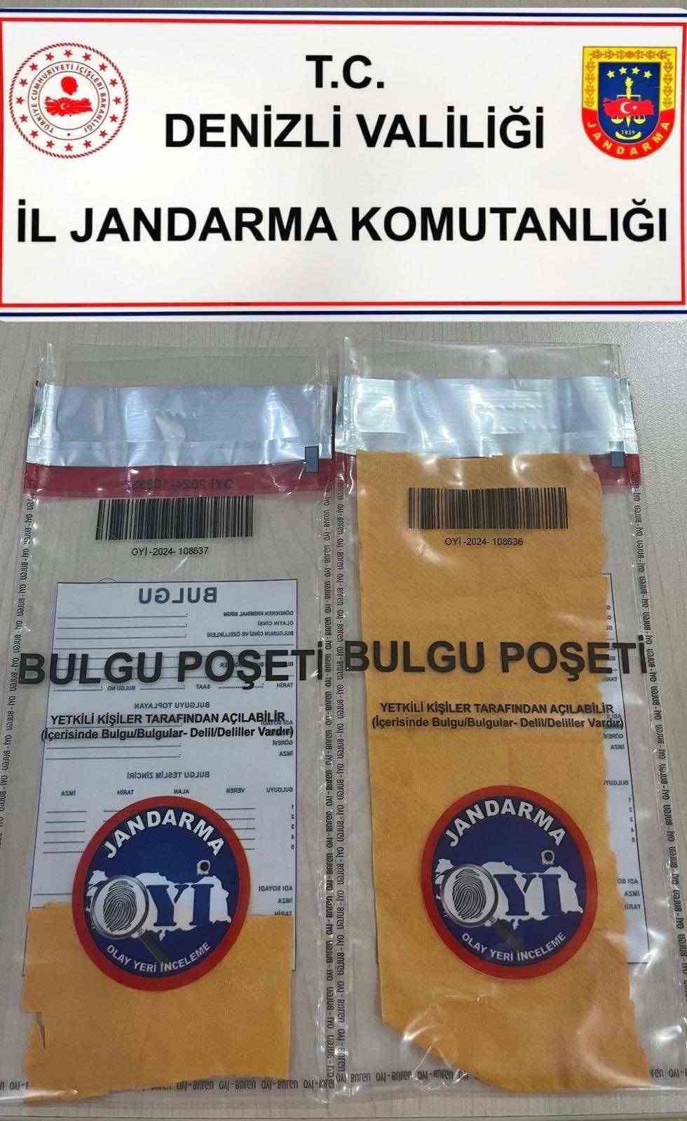 Denizli’de jandarmadan zehir tacirlerine operasyon; 3 tutuklama