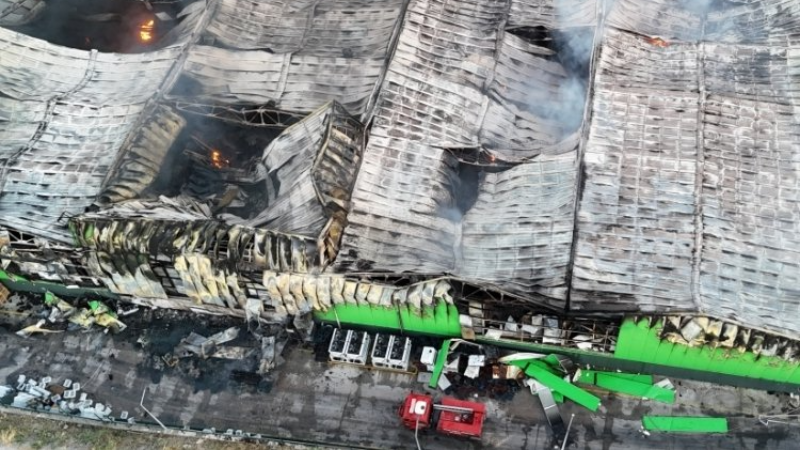 Depremden sonra çıkan yangından acı haber