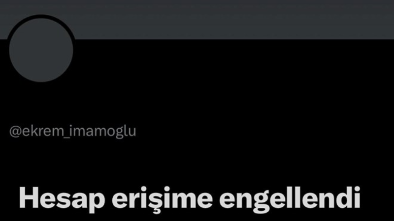 Ekrem İmamoğlu’nun X hesabına erişim engeli