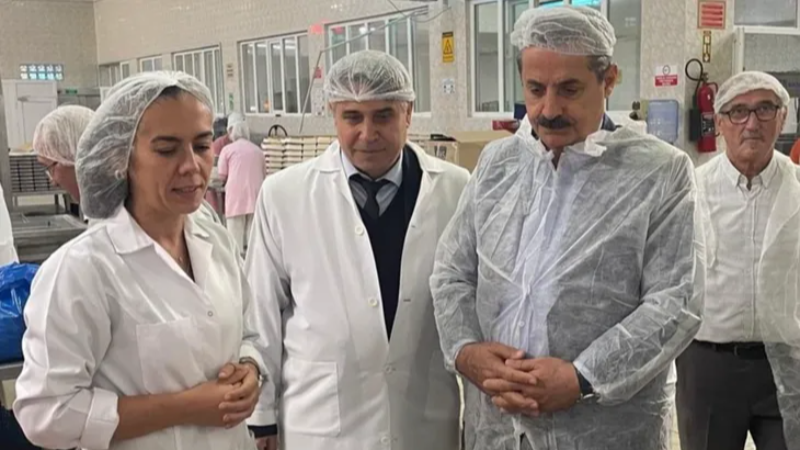 Faruk Çelik’ten Kardelen Kestane Şekeri’ne ziyaret