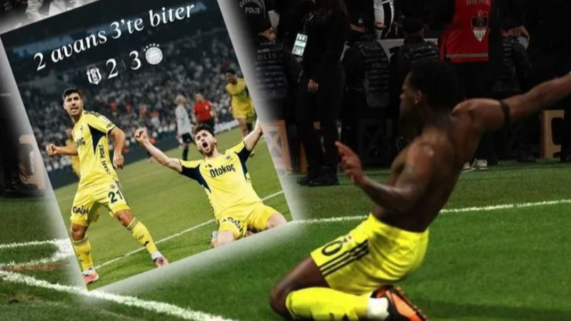 Fenerbahçe'den Beşiktaş'a olay yaratan gönderme: 2 avans 3'te biter