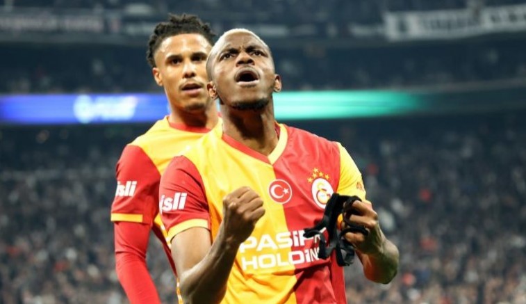 Galatasaray, Beşiktaş'ı dize getirdi; 3 puan Osimhen'den...