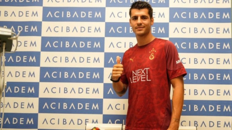 Galatasaray'da Morata ve Sanchez sağlık kontrolünden geçti