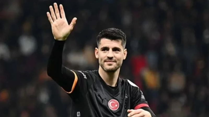 Galatasaray'ın eski golcüsü Morata gole hasret kaldı