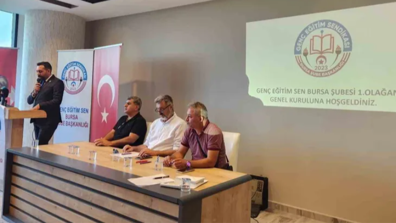 Genç Eğitim Sendikası Bursa Şubesi törenle açıldı