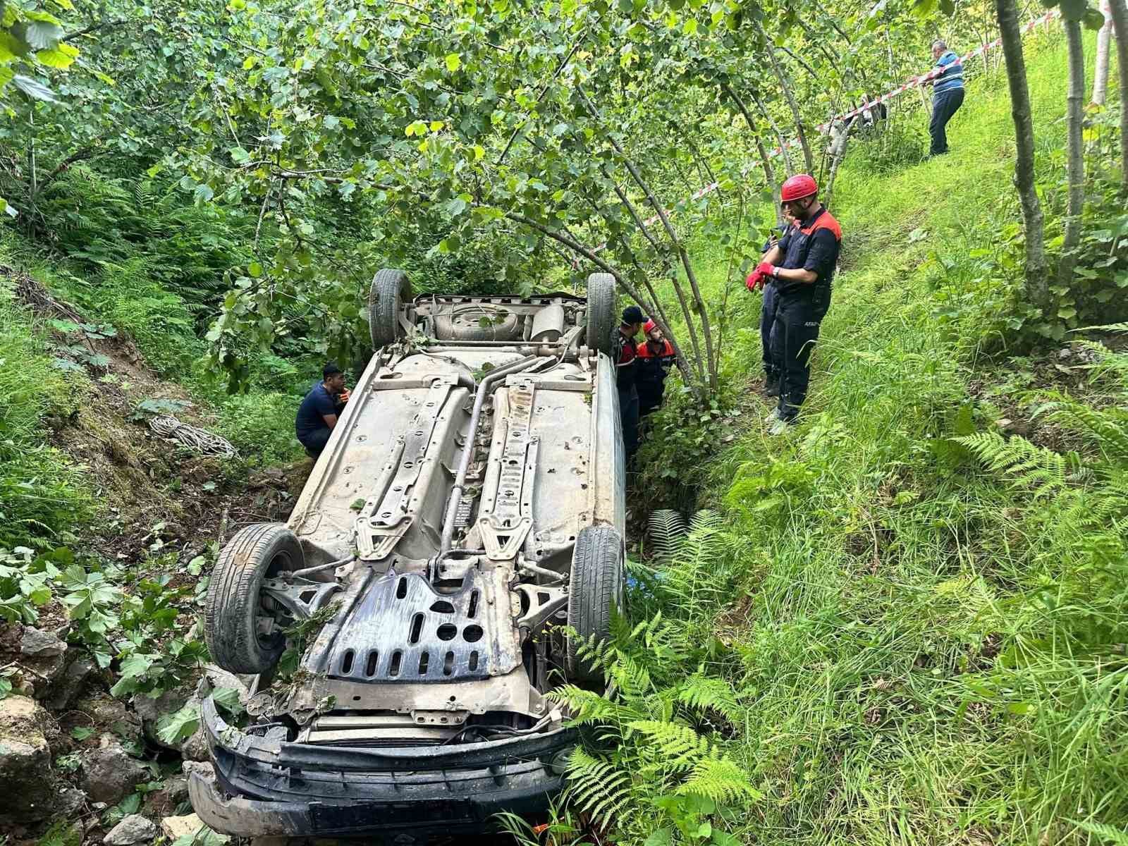 Giresun’da trafik kazası: 1 ölü, 1 yaralı