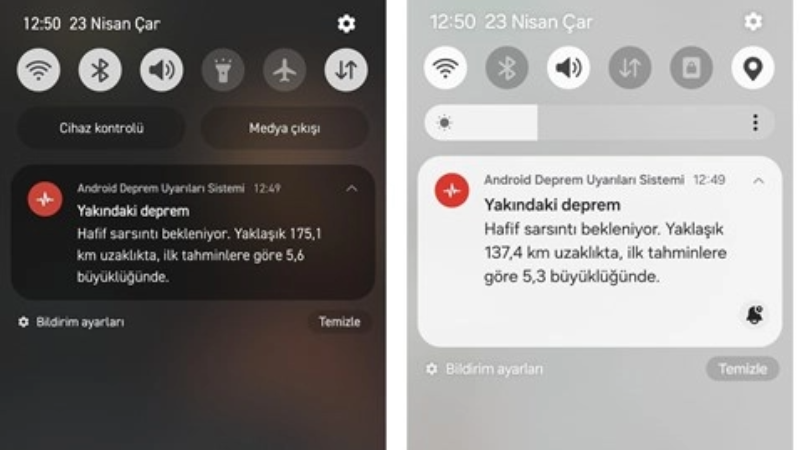 Google, depremi 30 saniye önceden bildirdi