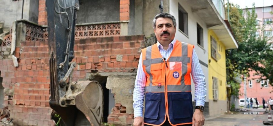 Her şey daha güvenli bir Yıldırım için; Yıkım başladı...
