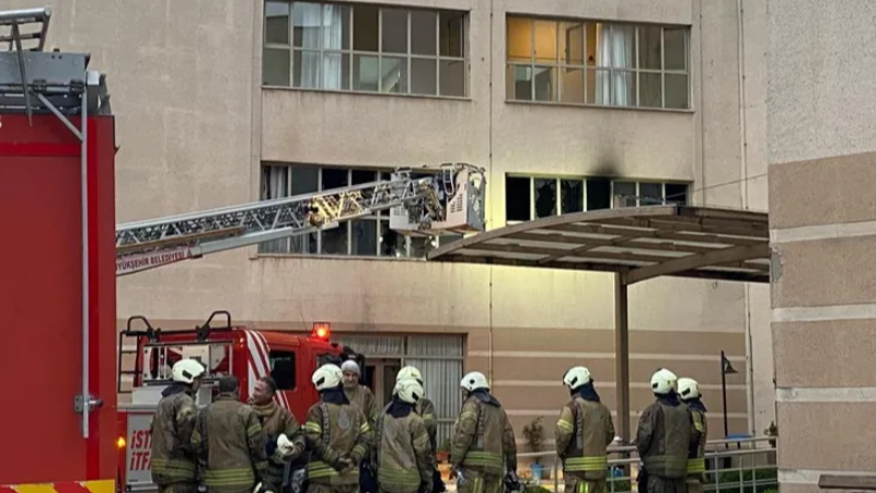 Huzurevi'nde yangın paniği; 17 kişi hastaneye kaldırıldı