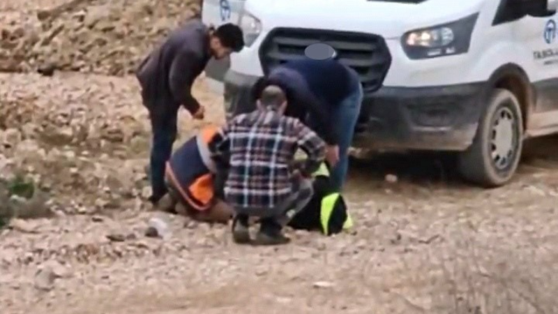 İnegöl'de doğalgaz çalışması sırasında patlama