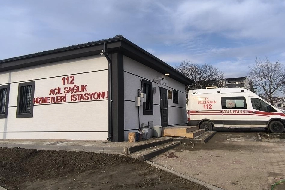 İnegöl'deki yeni 112 istasyonu hizmete girdi