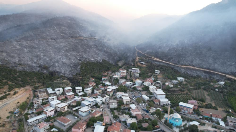 İşte Bursa'daki yangının boyutu!