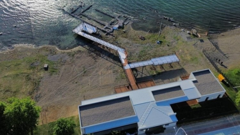 İznik'teki tarihi Bazilika havadan görüntülendi