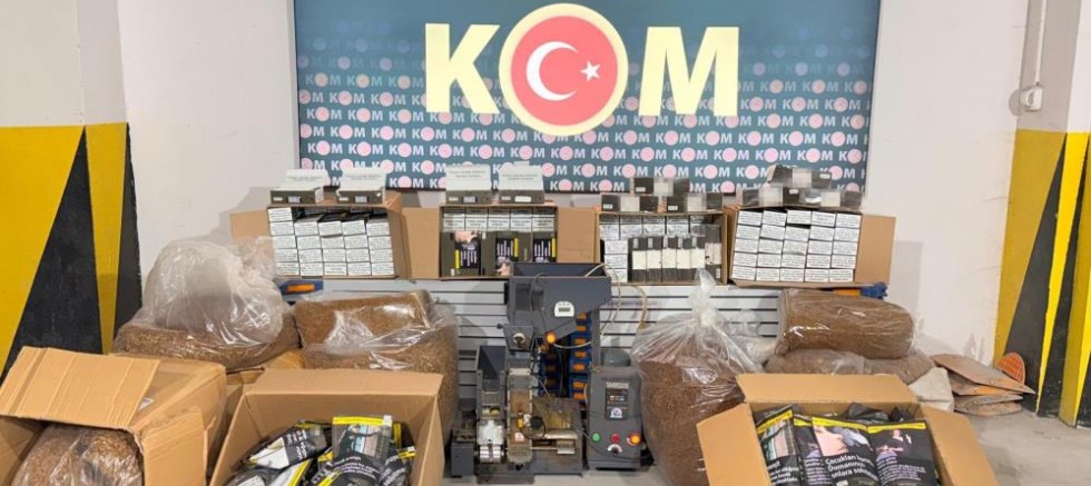 Kaçak tütün ve alkol operasyonu