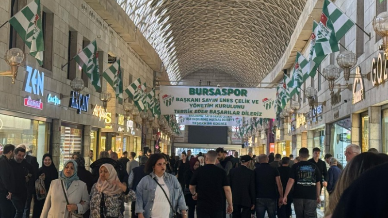 Kapalı Çarşı yeşil beyaz oldu!