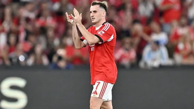 Kerem Aktürkoğlu, Benfica'ya veda etti