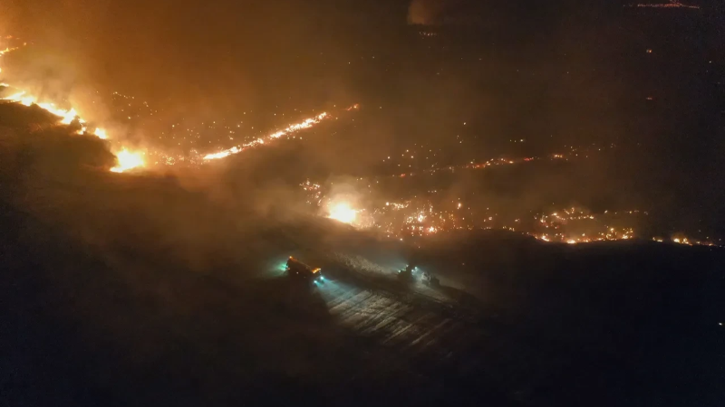 Korkunç olay; Alevler Şarköy'den Gelibolu'ya sıçradı