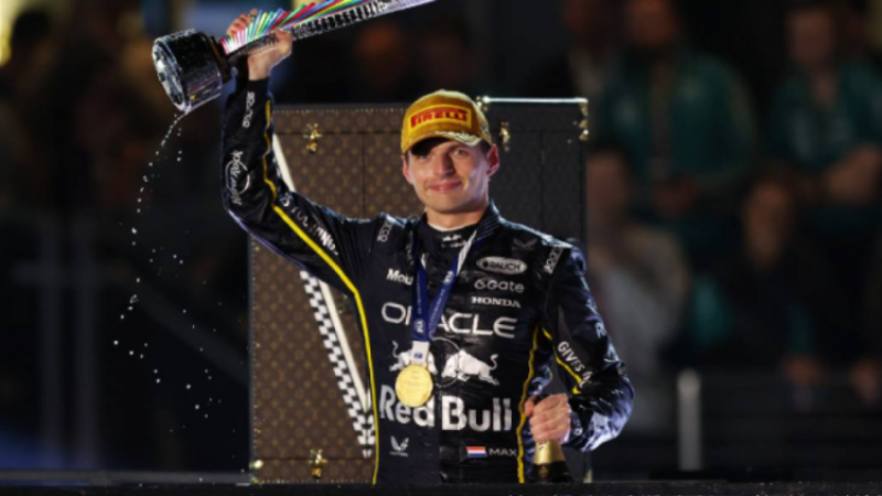 Las Vegas'ta kazanan Max Verstappen