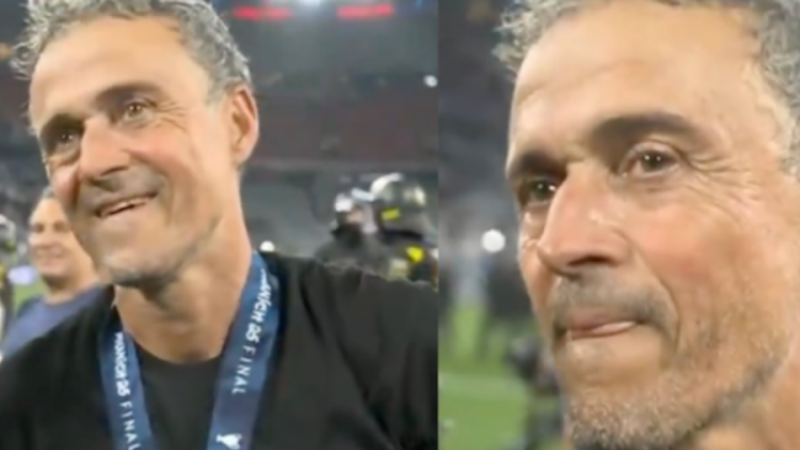 Luis Enrique'nin duygusal anları