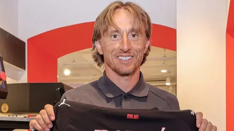 Luka Modric resmen Milan'da