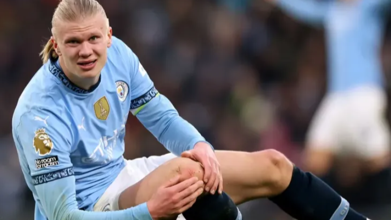 Manchester City'ye Erling Haaland'dan kötü haber!