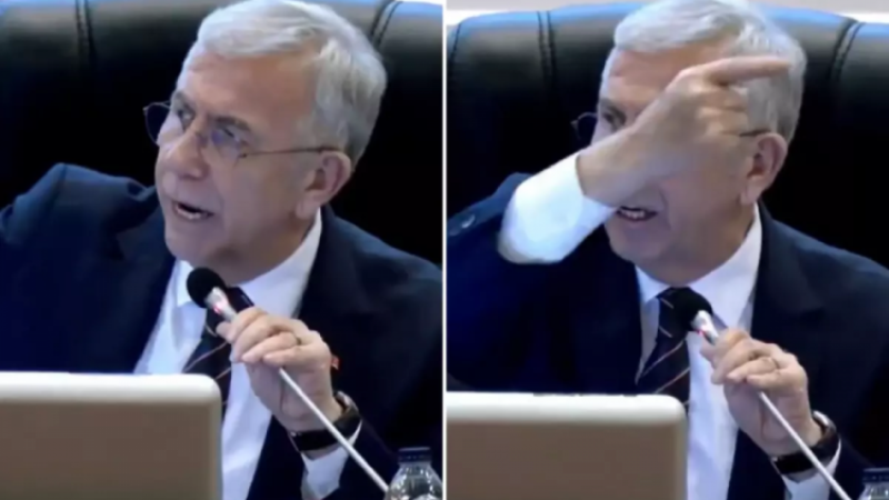 Mansur Yavaş'ı hiç böyle görmediniz; Bağırma lan, ne bağırıyorsun!