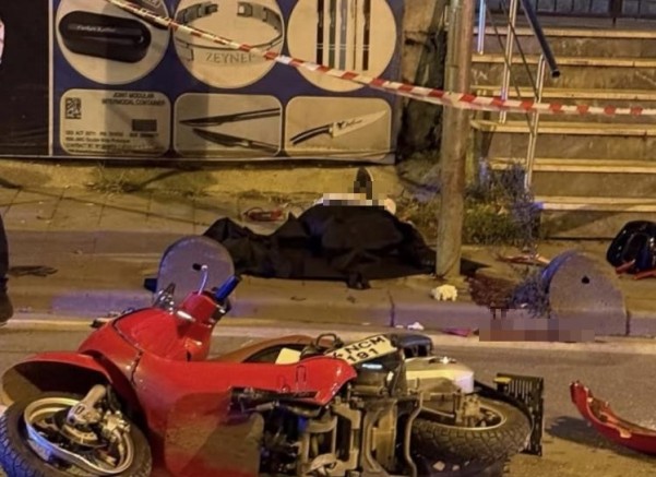 Motosiklet kazasından kahreden haber!