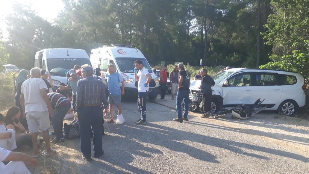 Muğla’da trafik kazası: 9 yaralı