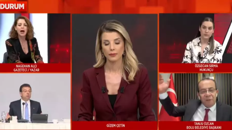 Nagehan Alçı ile Tanju Özcan birbirine girdi!