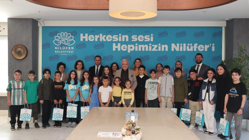 Nilüfer'de söz artık çocuklarda