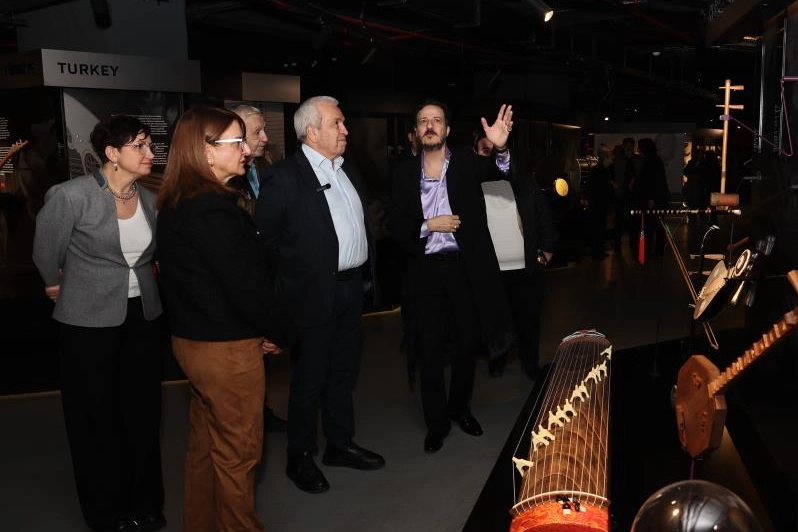 Okay Temiz’in enstrümanları Nilüfer MEM’de