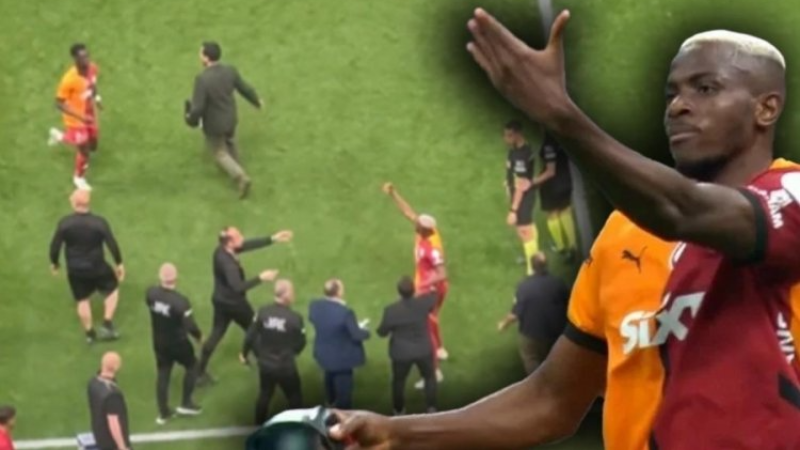 Osimhen çıldırdı; Gel bakalım buraya...