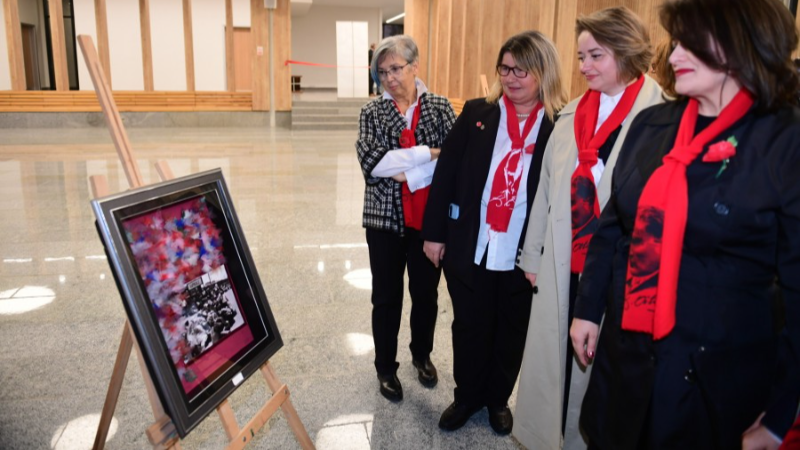 Osmangazi'de sanatın diliyle Atatürk'e saygı