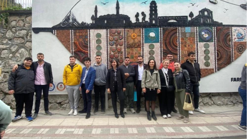 Özel gereksinimli gençlerden Bursa'ya kalıcı bir eser