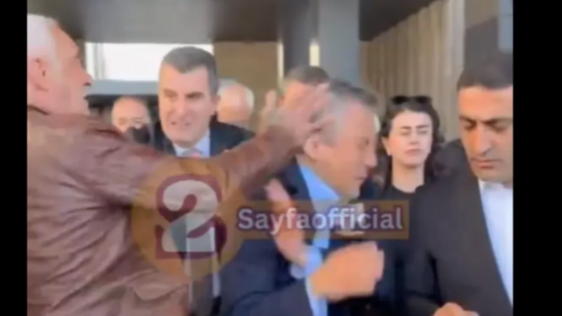 Özgür Özel'e saldırı; İşte o an...