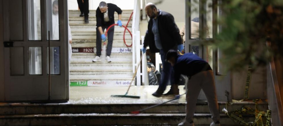 Kahramanmaraş’ta saldırının yaşandığı okulda izler siliniyor