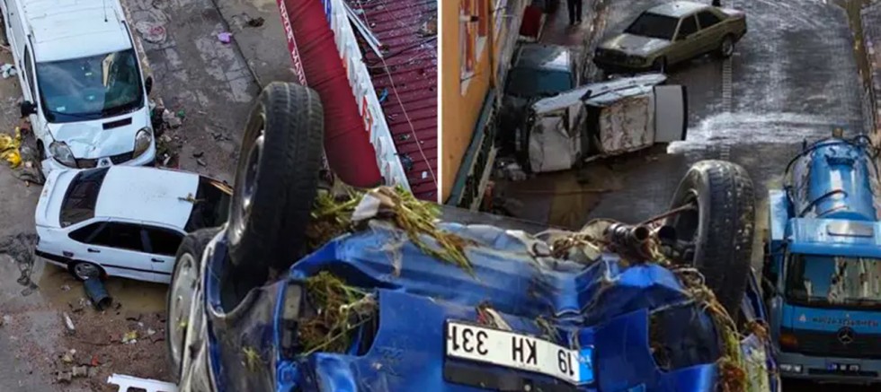 Samsun’da sel felaketi! Yıktı geçti