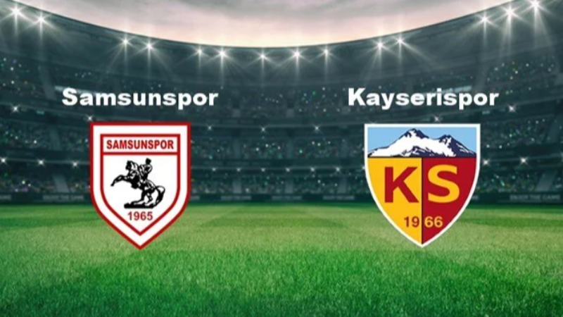 Samsunspor - Kayserispor maçı saat kaçta, hangi kanalda?