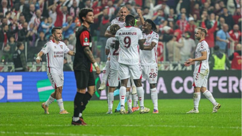 Samsunspor, UEFA Konferans Ligi'nde doludizgin ilerliyor!