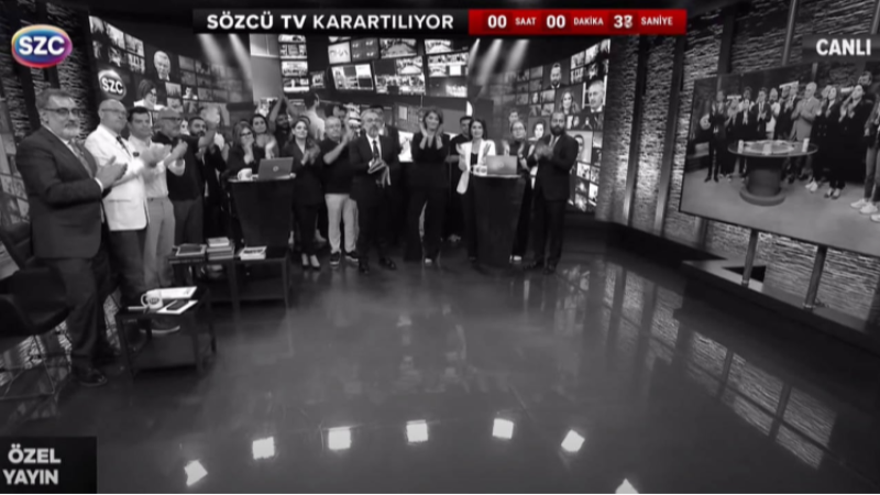 Sözcü TV'ye şok; Yayın karartıldı...