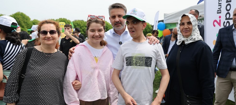 Spor Festivali’nde özel çocukların mutlu günü