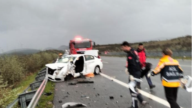 Susurluk'ta zincirleme kaza: 2 ölü, 4 yaralı