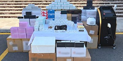 10 milyonluk kaçak dolgu ve estetik malzemesi operasyonu!