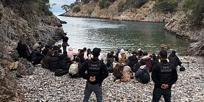 34’ü çocuk 62 düzensiz göçmen yakalandı
