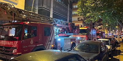 6 katlı apart otelde yangın
