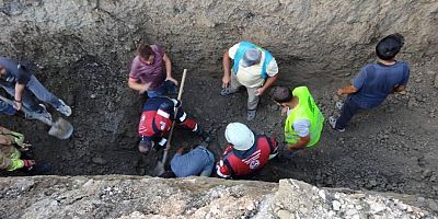 Altyapı çalışması sırasında göçük yaşandı: 1 yaralı